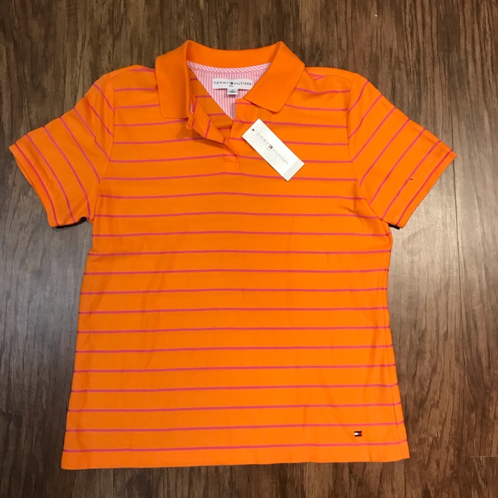 Tommy Hilfiger women’s medium‎ golf polo orange